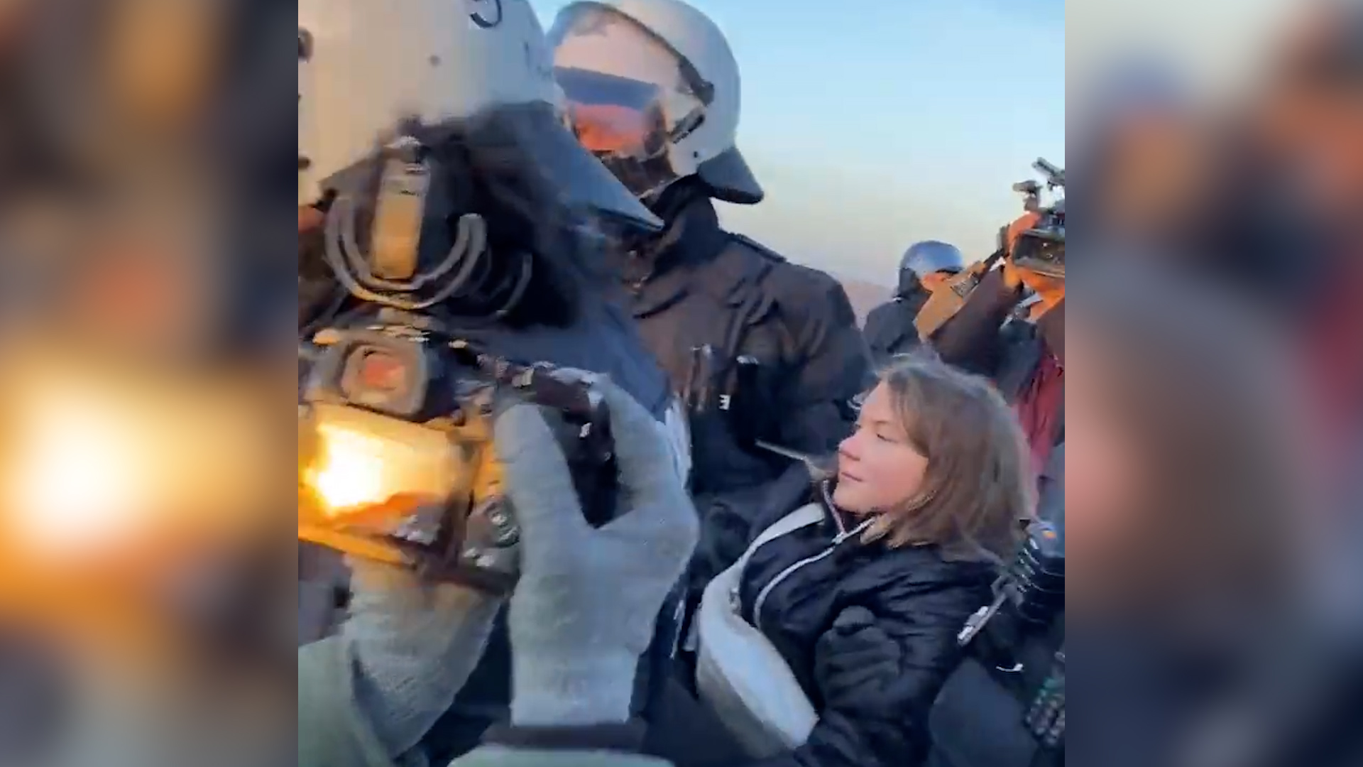 Arrestan a Greta Thunberg en una manifestación en Alemania.