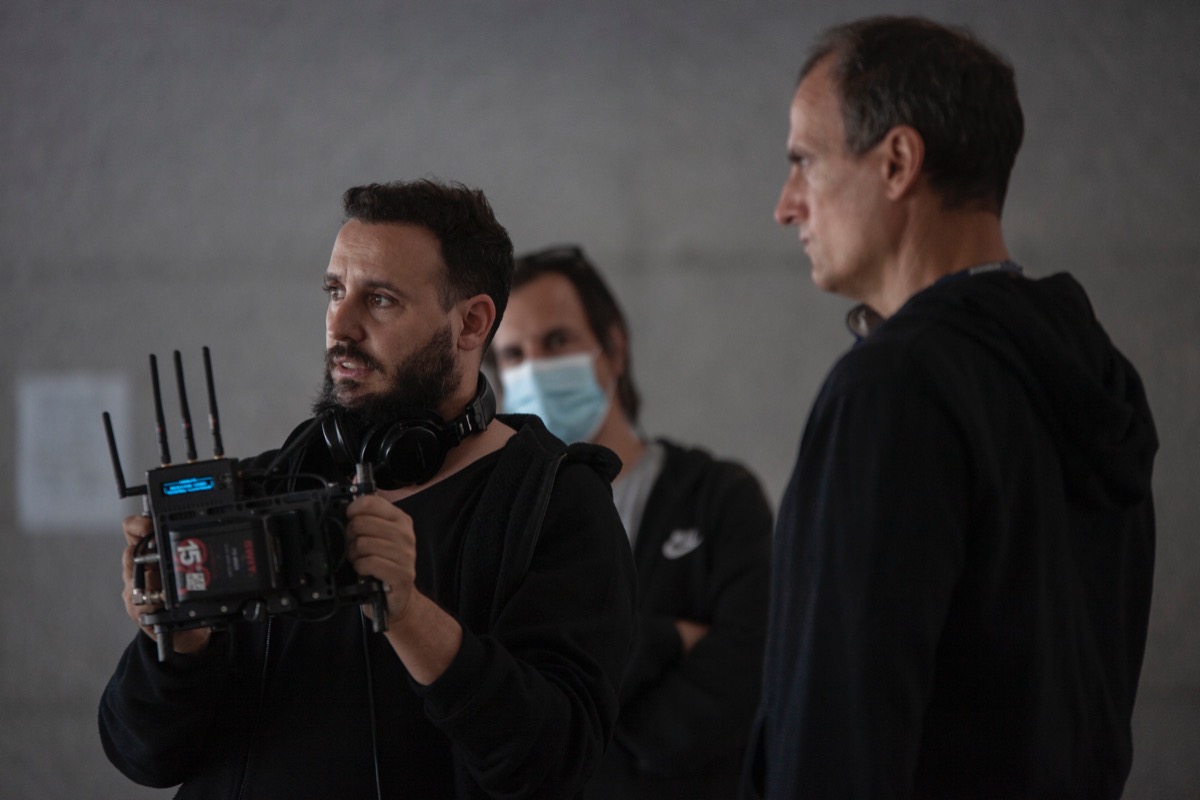 Diego Lerman durante el rodaje de 'El suplente'
