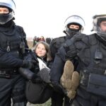 La policía detiene a Greta Thunberg en una manifestación en Alemania