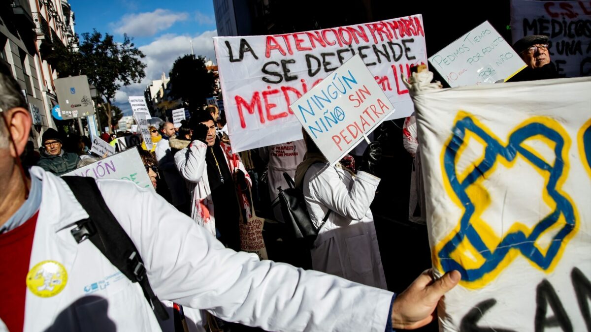 Cataluña se suma hoy a la huelga de médicos de Madrid y Andalucía