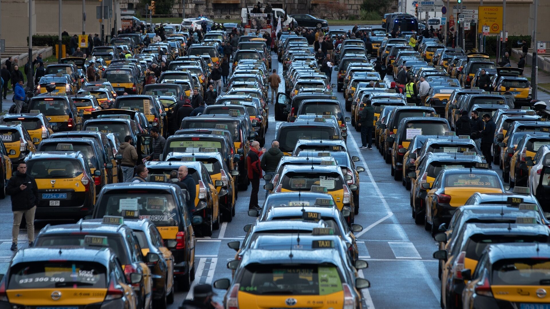 Huelga de taxis en Barcelona: estos son los días de la convocatoria