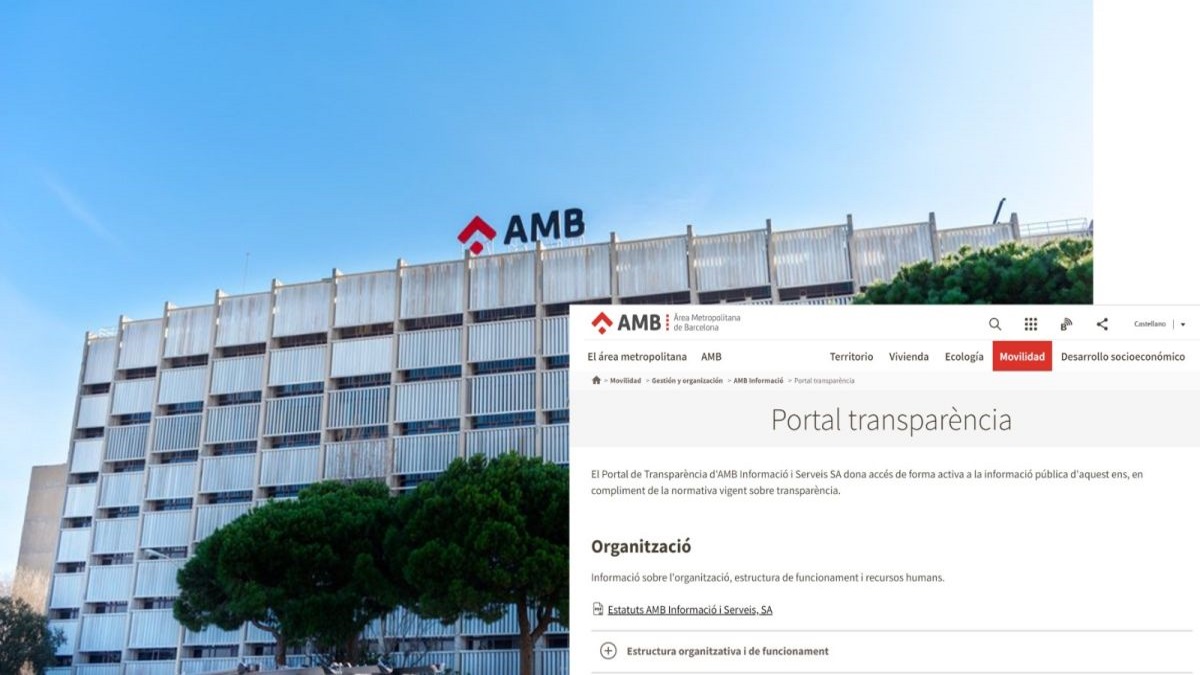 El AMB estrena su nueva web de transparencia con menos datos y dificultades para buscar información pública