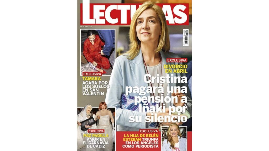 El divorcio de la infanta Cristina en la revista Lecturas