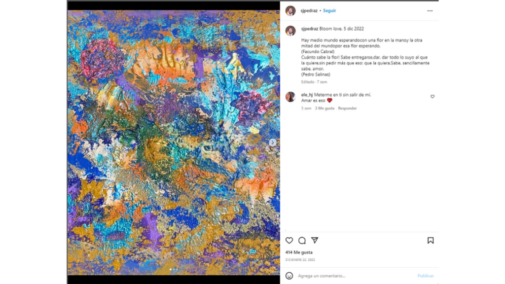 La novia del juez Santiago Pedraz le escribe mensajes de amor en su Instagram