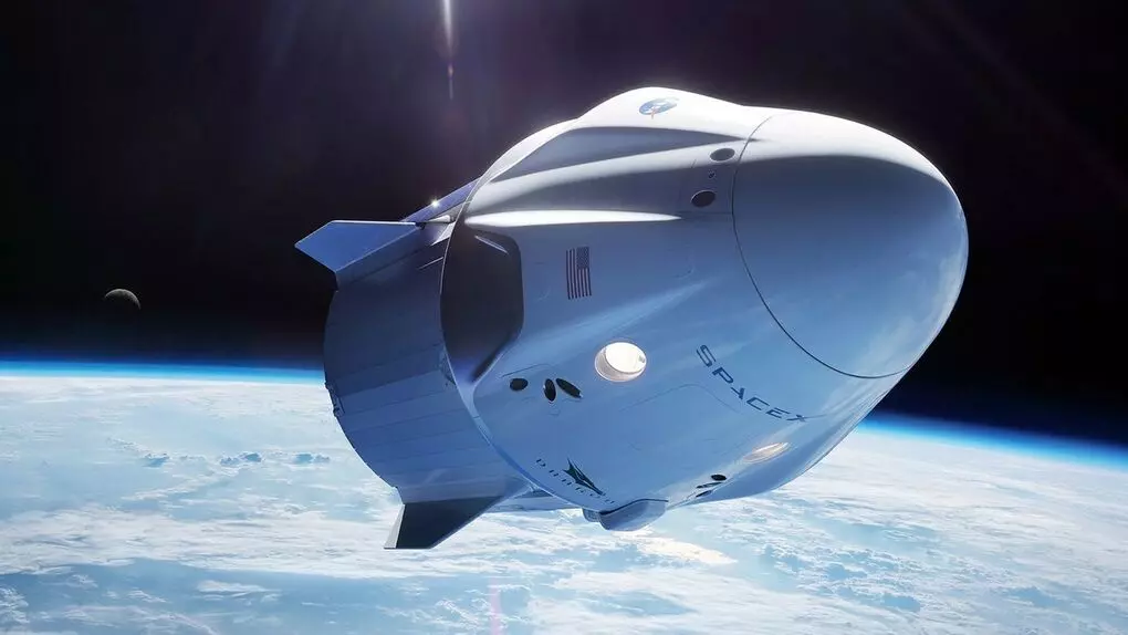 Imagen de la nave espacial Space X