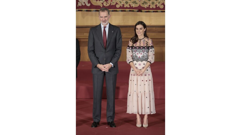 Los reyes Felipe y Letizia en los Premios Nacionales de Cultura 2021 en Zaragoza