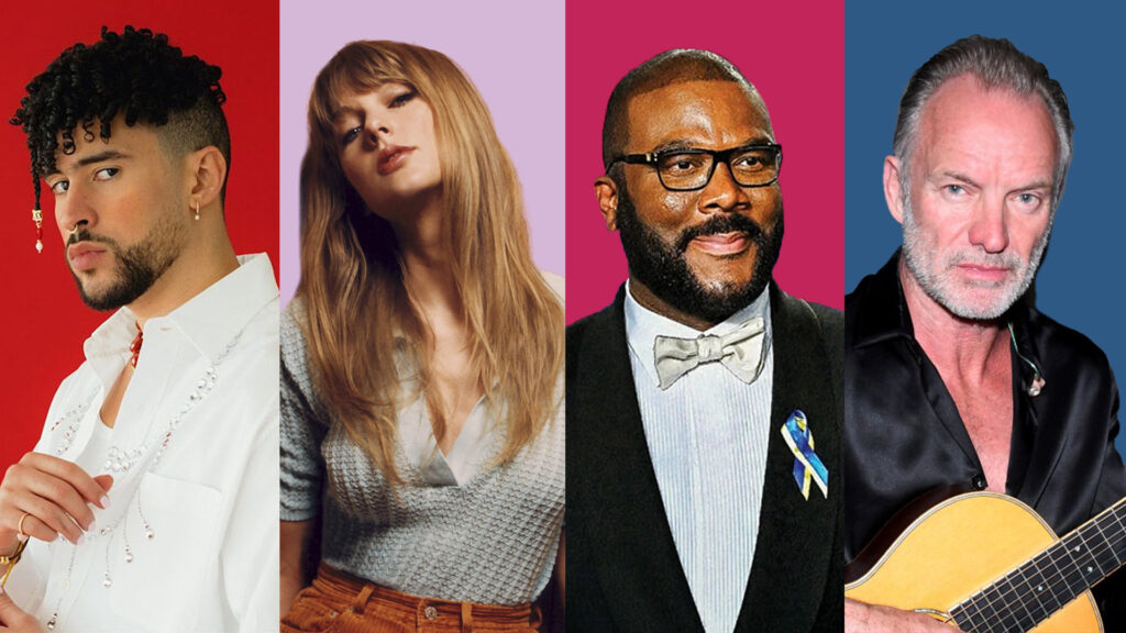 Bad Bunny, Taylor Swift, Brad Pitt... Estos son los 10 artistas mejor pagados de 2022