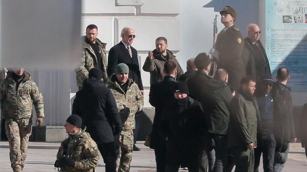 Joe Biden visita por sopresa Kiev