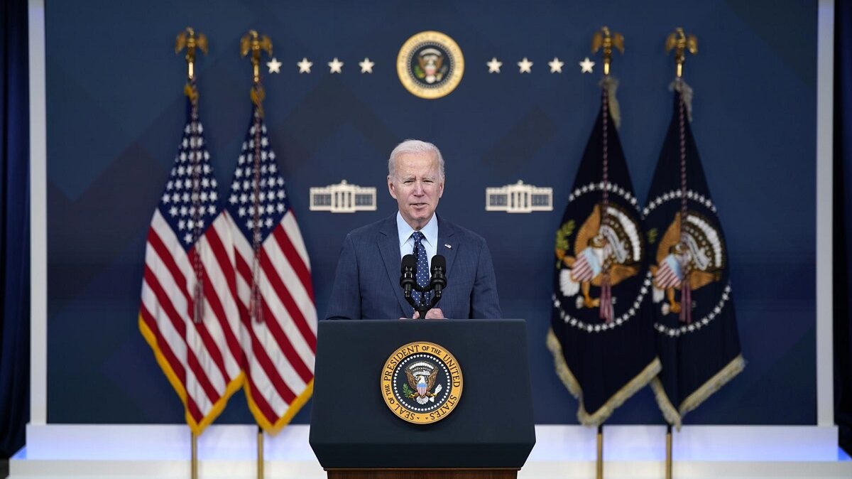 El presidente estadounidense, Joe Biden, en rueda de prensa