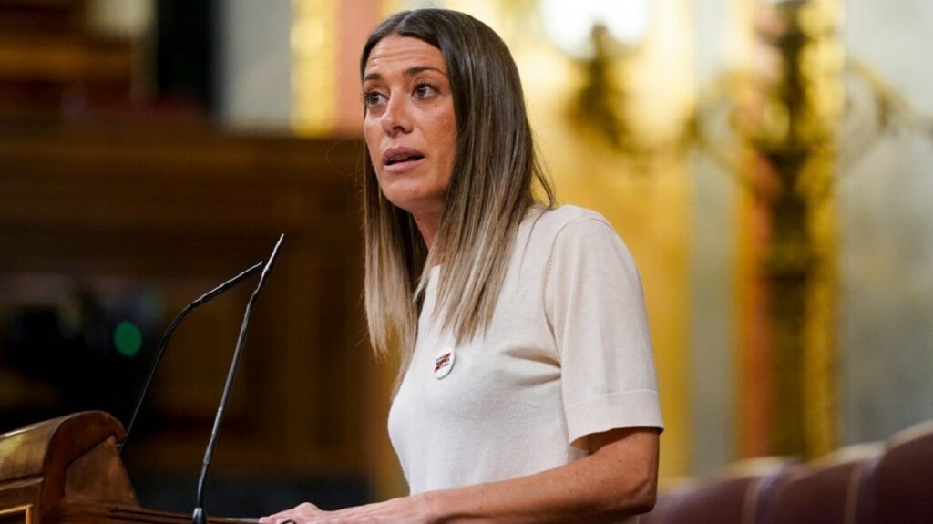 Míriam Nogueras i Canero, diputada de Junts, en el Congreso de los Diputados