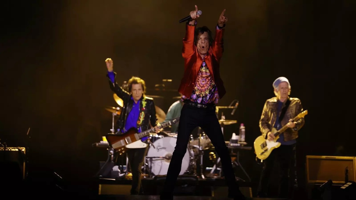 Una imagen de un concierto de los Rolling Stones