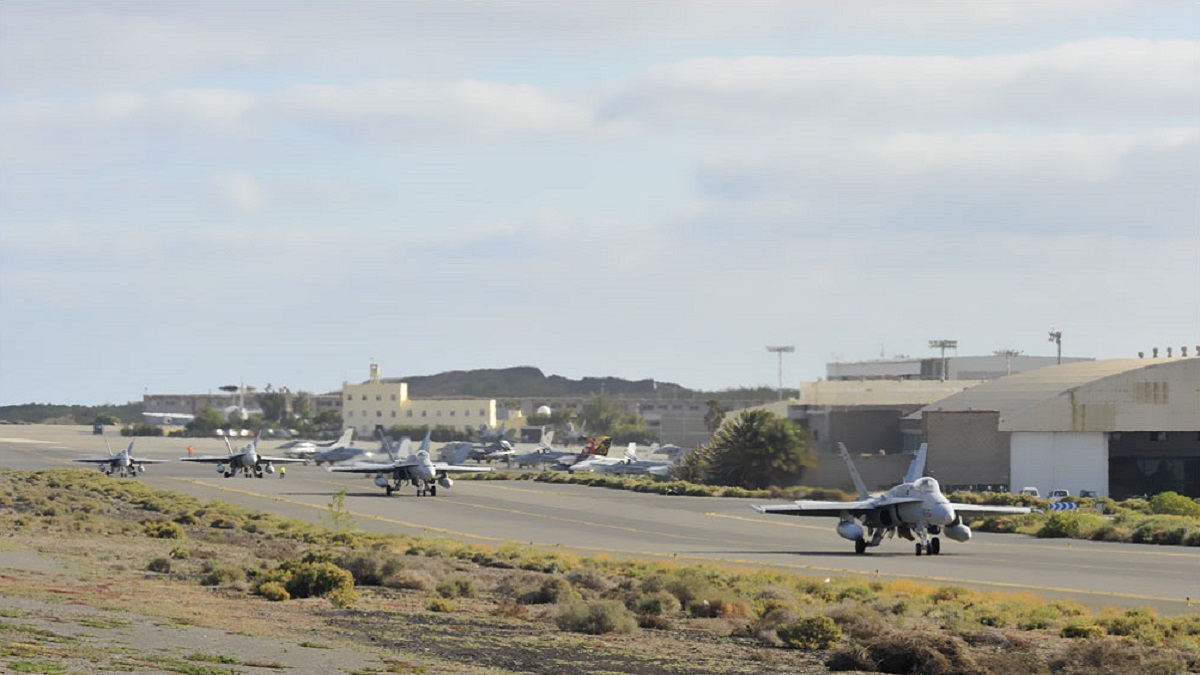 La base aérea de Gando, del Ejército del Aire