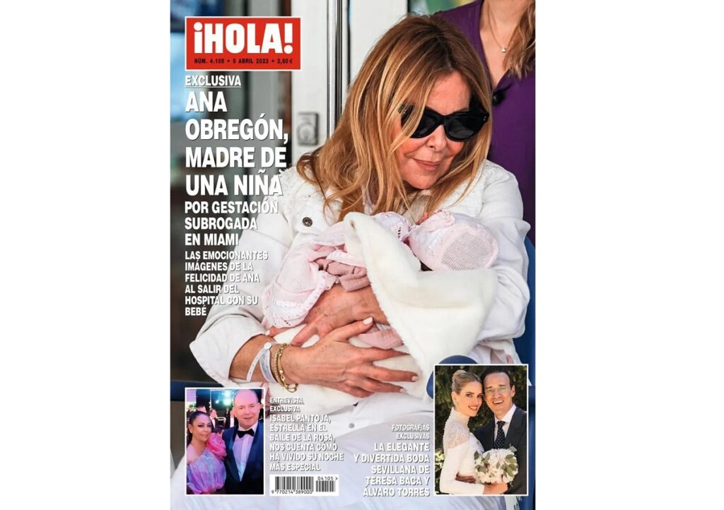 Ana Obregón y su hija, portada de la revista '¡Hola!'