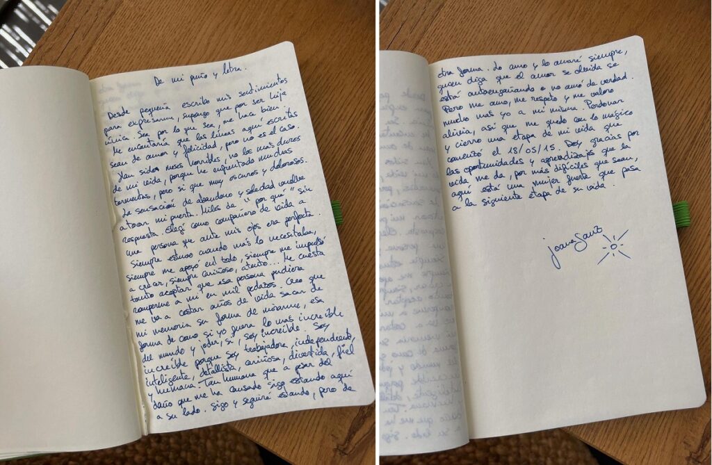 Joana Sanz escribe una emotiva carta en la que anuncia que se separa de Dani Alves