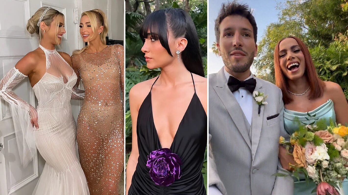 Las fotos y detalles de la boda de Lele Pons y Guaynaa y los looks de Aitana, Paris Hilton o Becky G