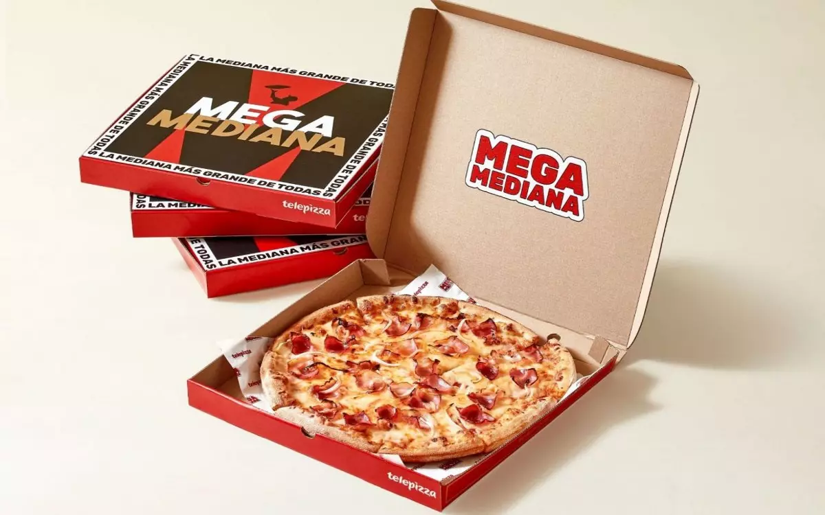 Telepizza lanza la 'Megamediana', la pizza mediana “más grande del mercado”
