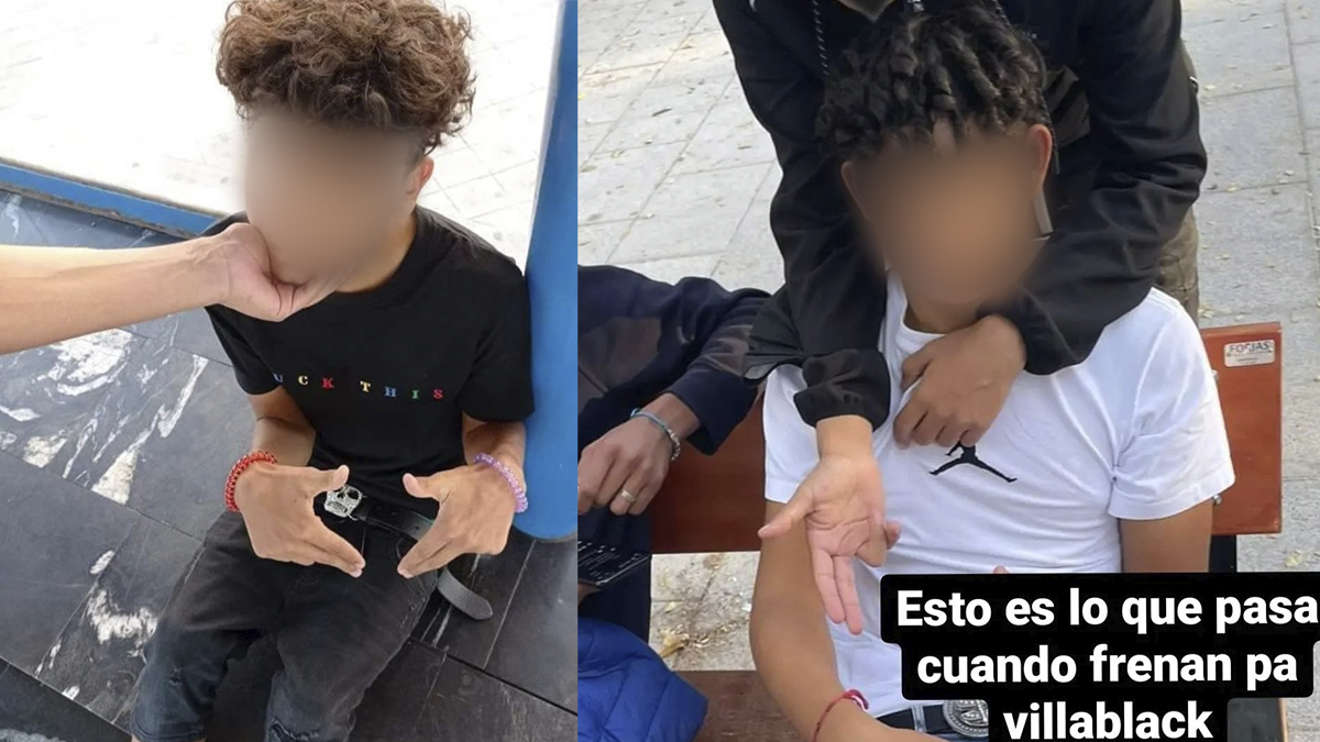 La imágenes de los menores señalados y amenazados por las bandas latinas