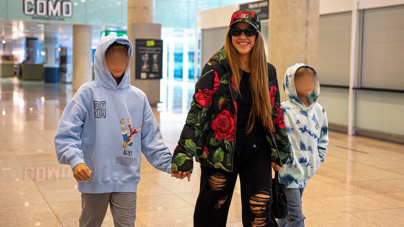 Shakira con sus dos hijos Milan y Sasha pone rumbo a Nueva York