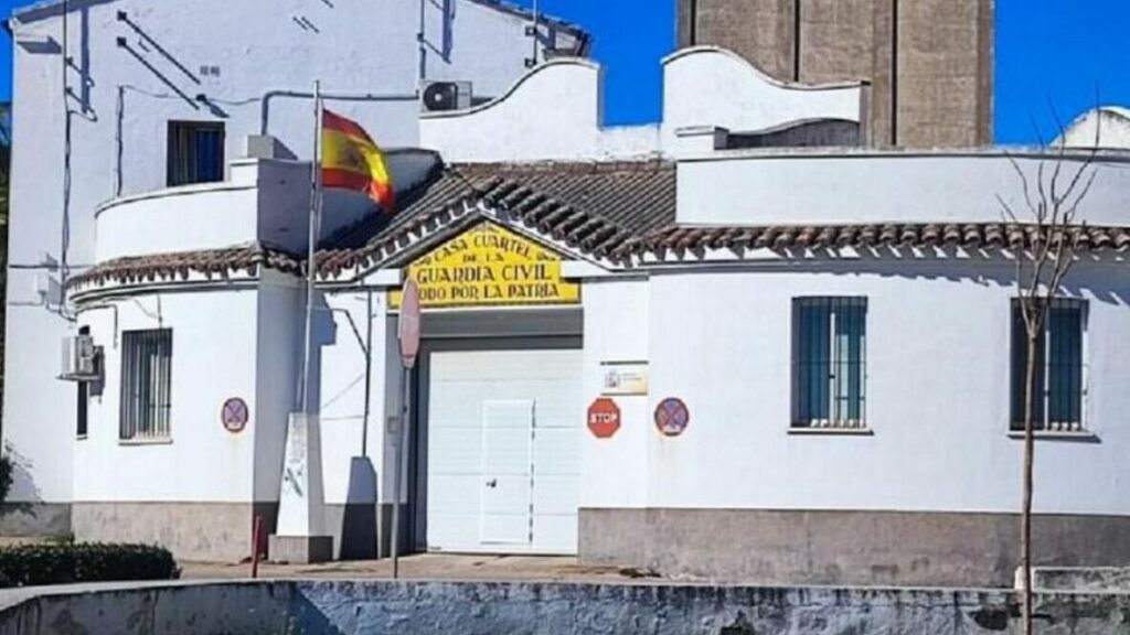 El cuartel de la Guardia Civil en Fuente de Cantos (Badajoz)
