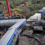 Choque de dos trenes en Larisa, Grecia