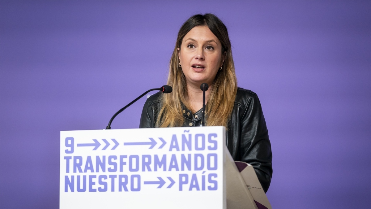 La coportavoz de Unidas Podemos en la Asamblea de Madrid y candidata a la Presidencia regional, Alejandra Jacinto