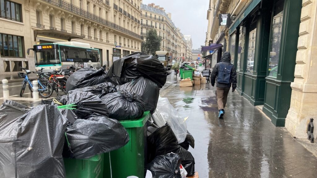 Huelga de basuras en París
