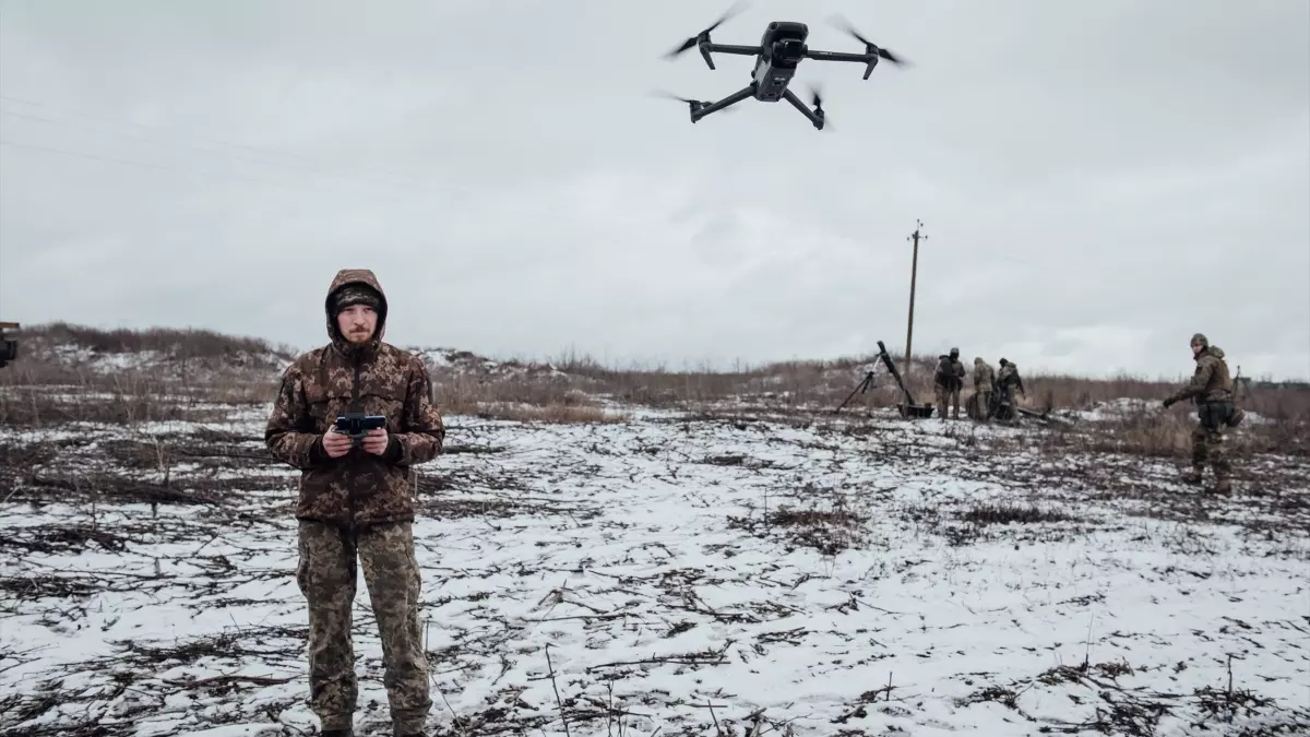 Piloto de drones ucraniano