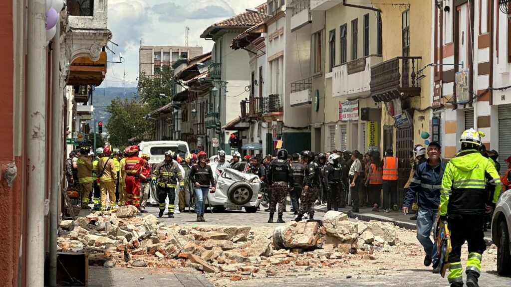 Al menos 14 fallecidos y más de 300 heridos por un terremoto en Ecuador