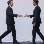 Emmanuel Macron y Rishi Sunak