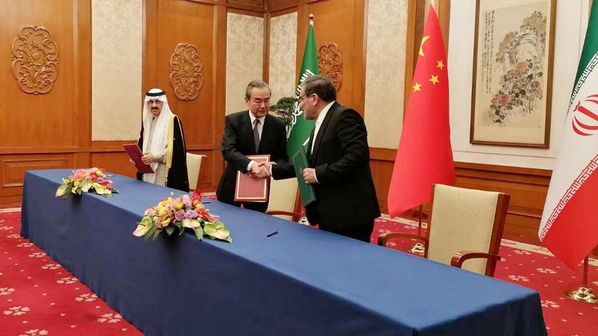 Firma del acuerdo para reanudar las relaciones diplomáticas entre Irán y Arabia Saudí