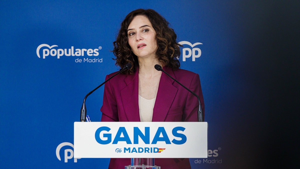 La presidenta de la Comunidad de Madrid y del PP de Madrid, Isabel Díaz Ayuso