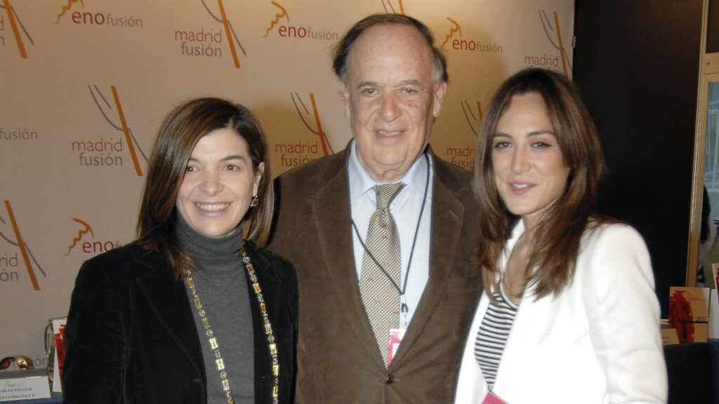 Carlos Falcó con sus hijas, Tamara y Xandra