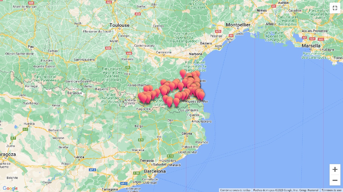 La 'ONG del catalán' crea un mapa para primar la compra en 163 tiendas de "Cataluña Norte"