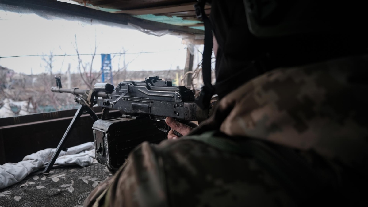 Un soldado ucraniano cerca de Vuhledar