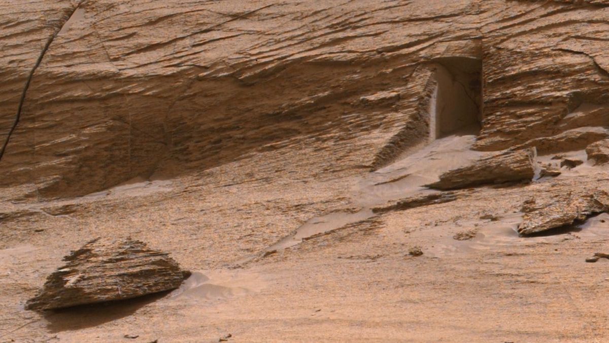 Imagen captada por el robot Curiosity en mayo de 2022