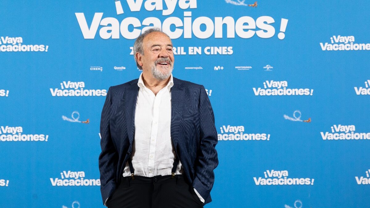 El actor Tito Valverde en la presentación de 'Vaya vacaciones!'