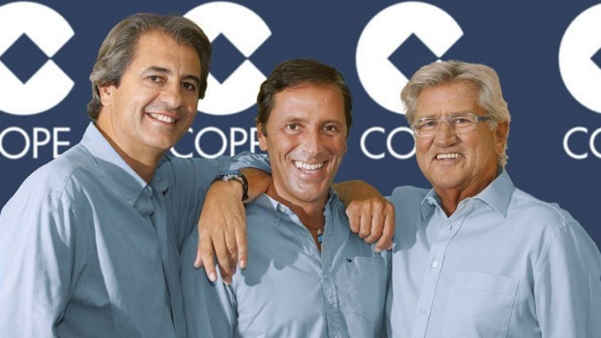 Manolo Lama, Paco González y Pepe Domingo Castaño