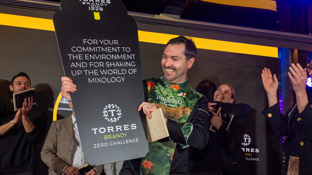 Giacomo Gianotti y el bar Paradiso ganaron la I edición de Torres Brandy Zero Challenge