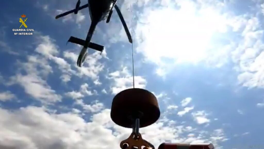 VÍDEO | El espectacular rescate en helicóptero de una senderista en Mallorca
