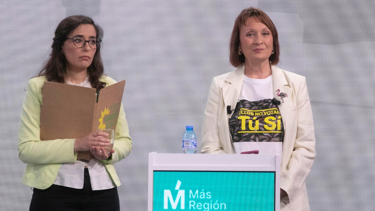 Suspenden en directo el debate de Murcia por la negativa de Podemos a compartir atril con Más Región