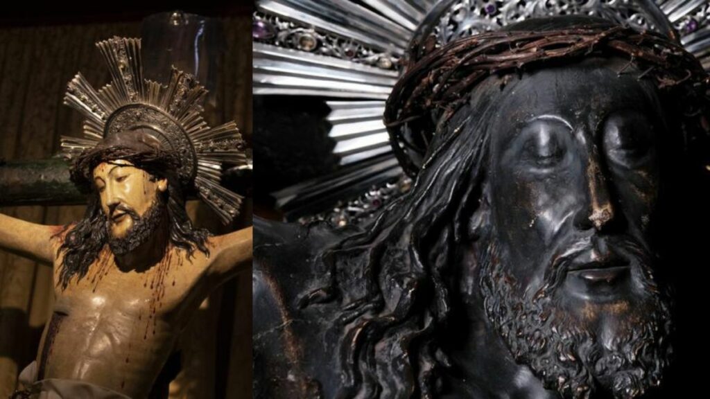 El Cristo de Lepanto de Barcelona no era negro: así descubrieron la verdad