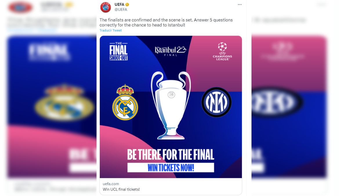 La UEFA 'clasifica' Para La Final Al Real Madrid Horas Antes De La ...