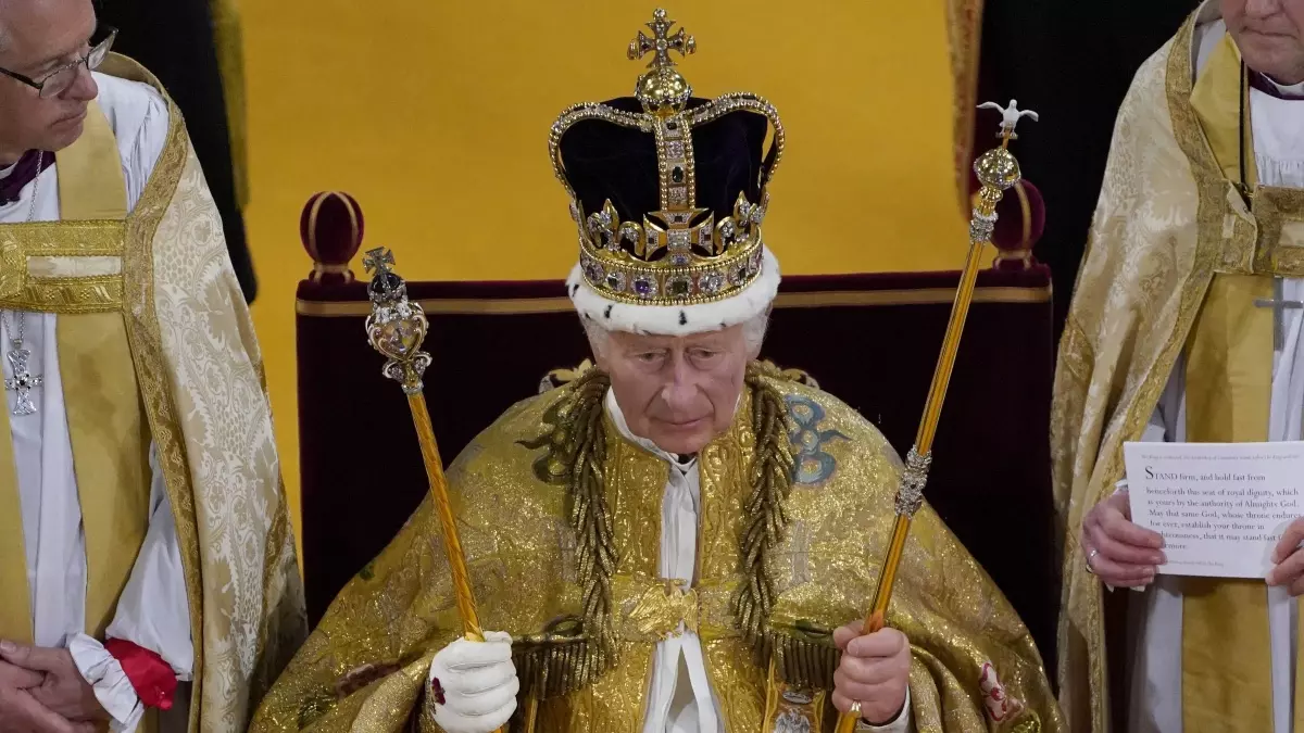 El Rey Carlos III de Inglaterra tras su coronación