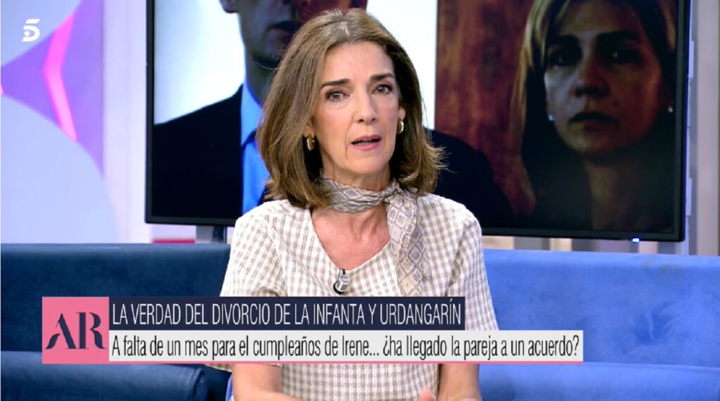 Paloma García Pelayo explica todos los detalles del acuerdo de divorcio de la infanta Cristina e Iñaki Urdangarin