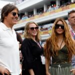 Shakira y Tom Cruise en el Gran Premio de Fórmula 1 de Miami