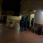 La Guardia Civil realizando un registro a la banda del "Risitas" dedicada al narcotráfico en el Campo Gibraltar
