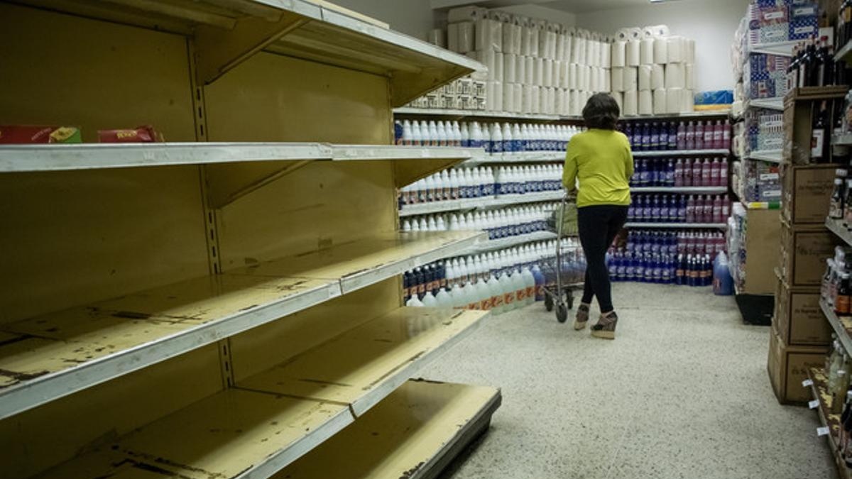 Imagen de un supermercado de Venezuela