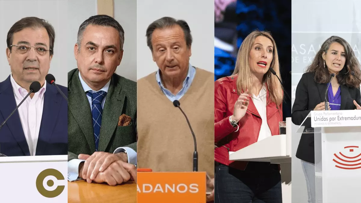 Candidatos para las elecciones de Extremadura 2023: lista completa
