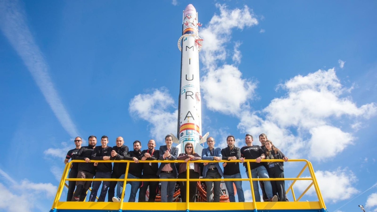 El lanzamiento del cohete Miura 1 desde Moguer (Huelva), en directo