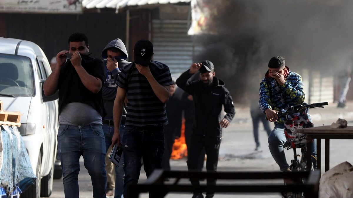 Enfrentamientos en Nablus (Cisjordania)